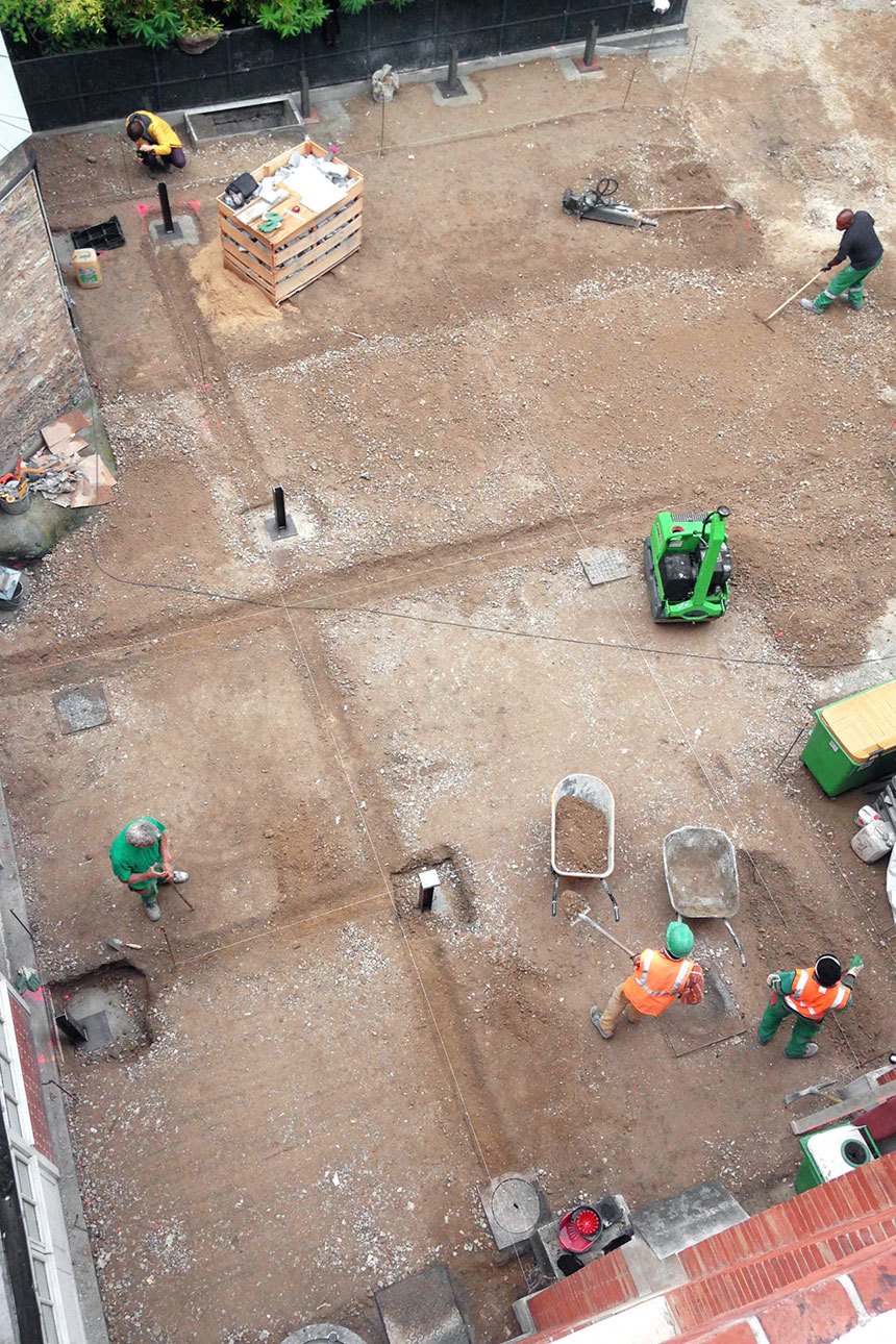 Panorama, bureau d’architecture - EPP - Cour de l'École de Psychologues Praticiens