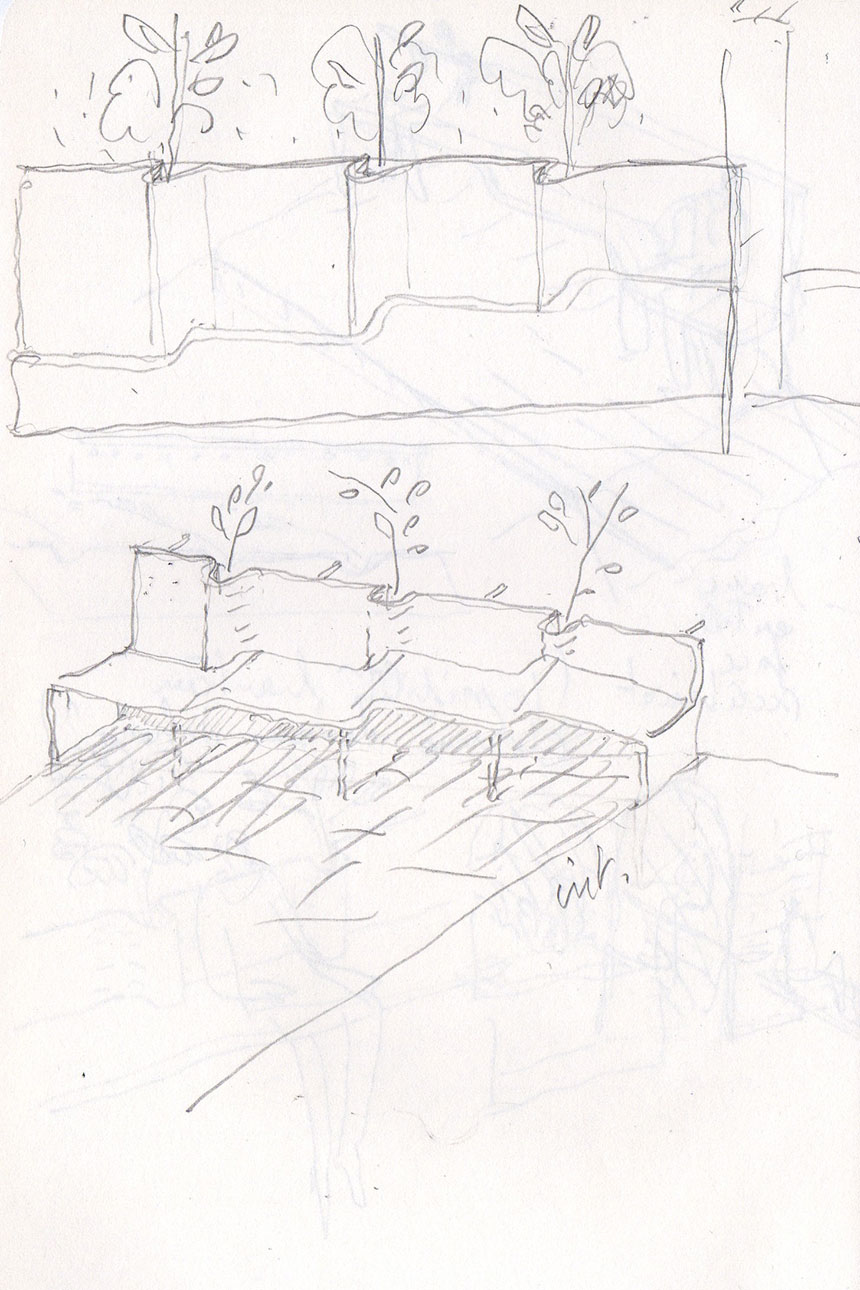 Panorama, bureau d’architecture - EPP - Cour de l'École de Psychologues Praticiens