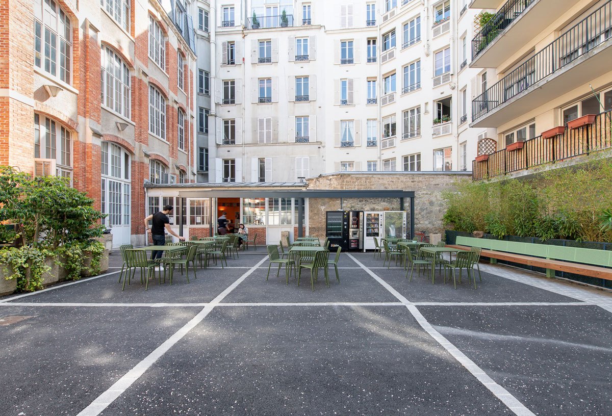 Panorama, bureau d’architecture : EPP : Cour de l'École de Psychologues Praticiens