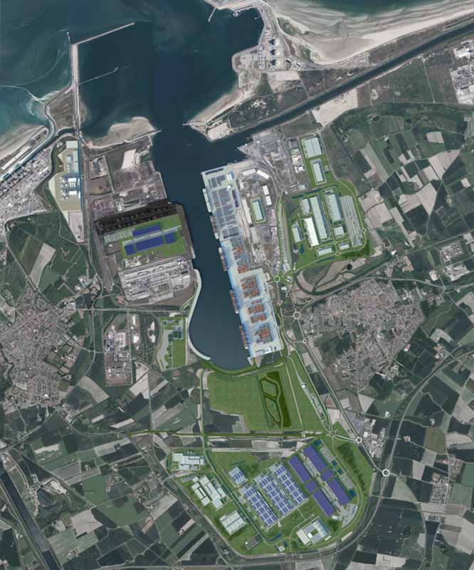 Panorama, bureau d’architecture - PMD - Illustrations pour le Port Maritime de Dunkerque