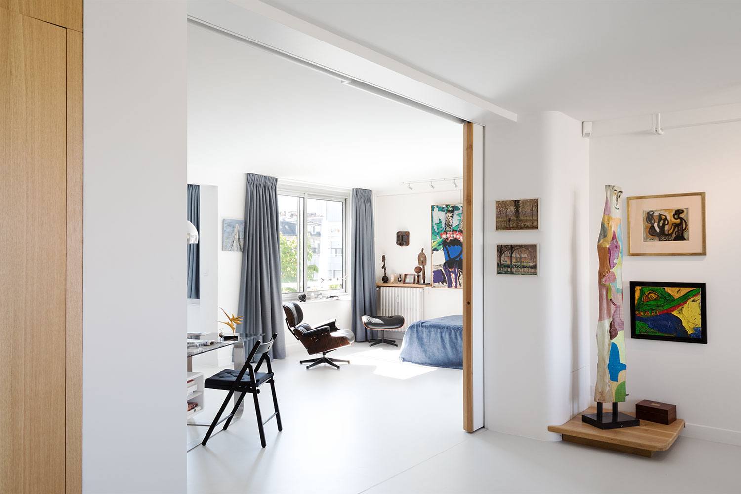 Panorama, bureau d’architecture : TWS : Réunion de deux appartements