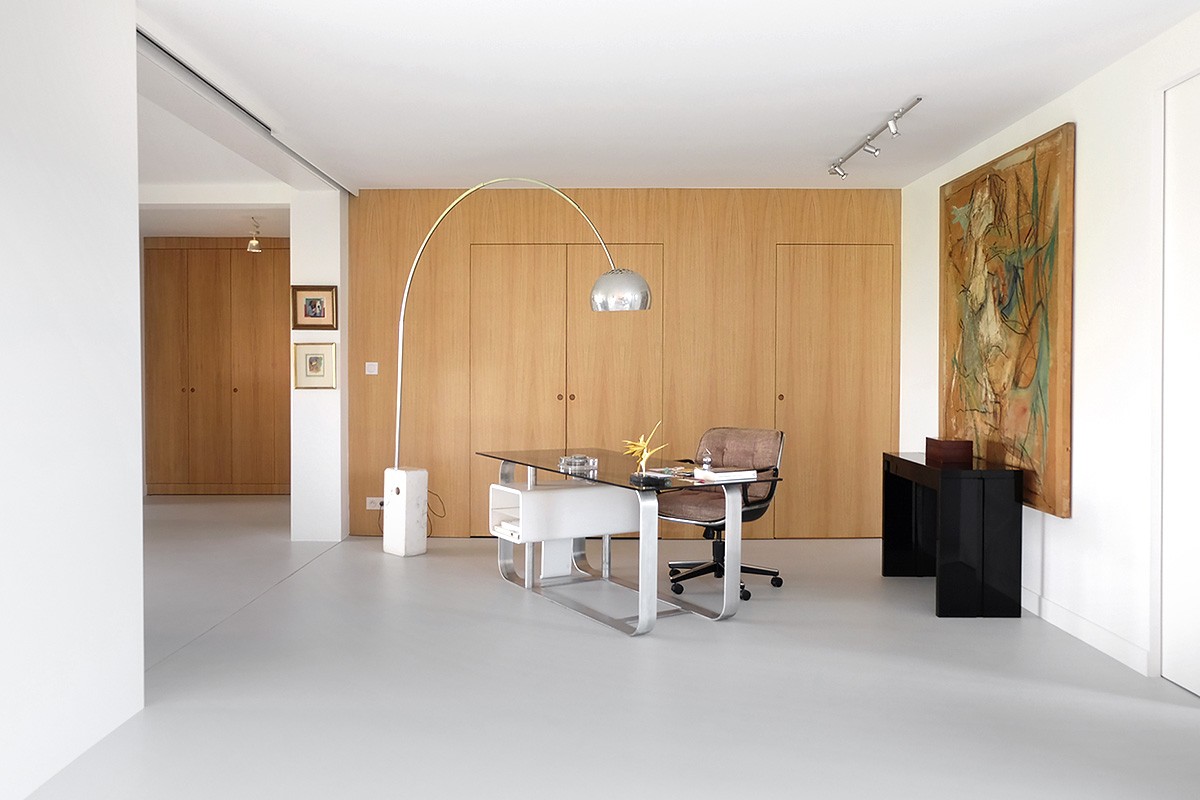 Panorama, bureau d’architecture : TWS : Réunion de deux appartements