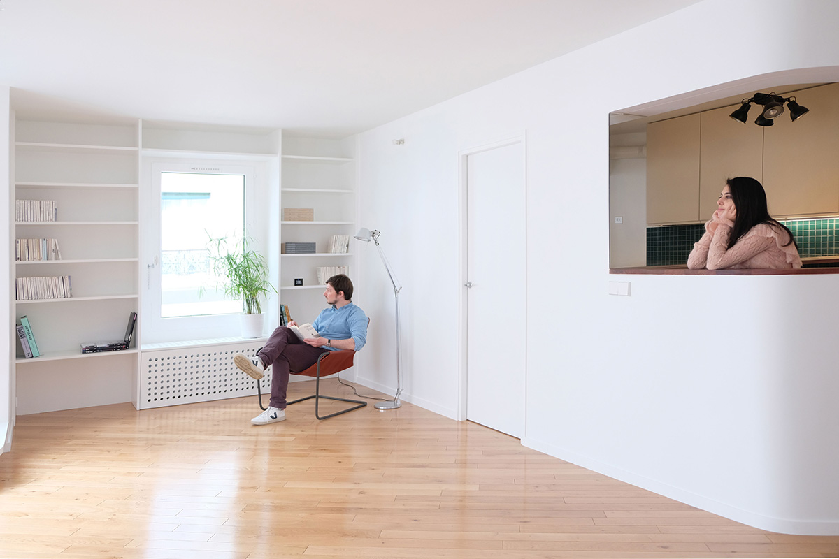 Panorama, bureau d’architecture : FMA : Transformation d’un appartement