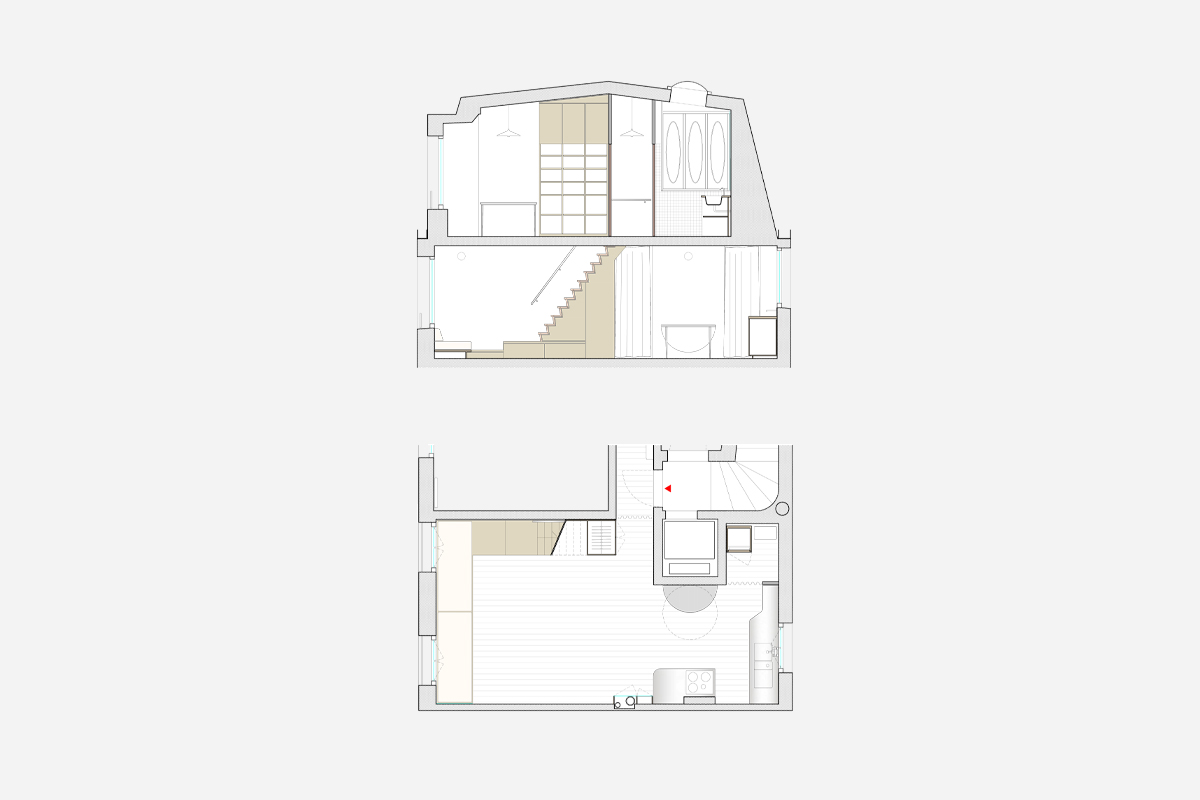 Panorama, bureau d’architecture : HML : Duplex