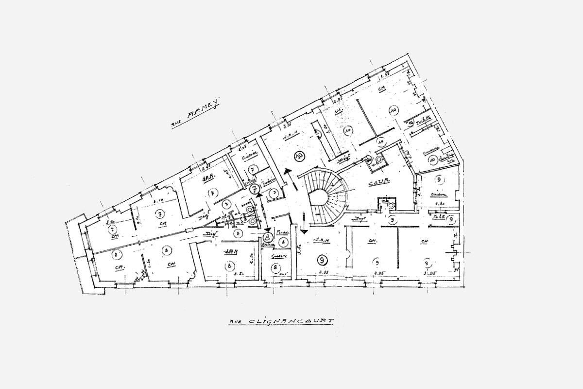 Panorama, bureau d’architecture : MPC : Réaménagement d'un appartement