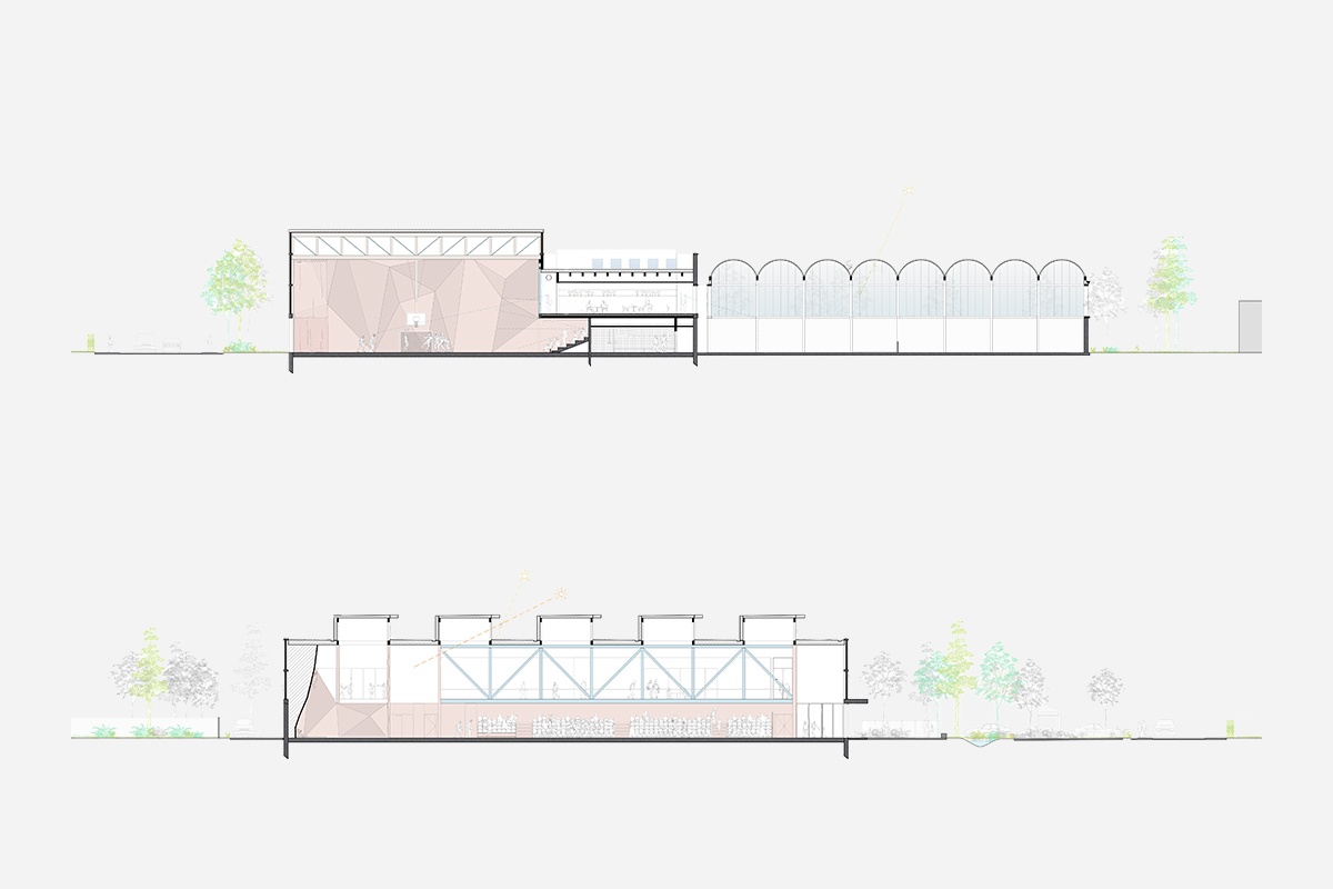 Panorama, bureau d’architecture : MME : Construction d'un équipement sportif