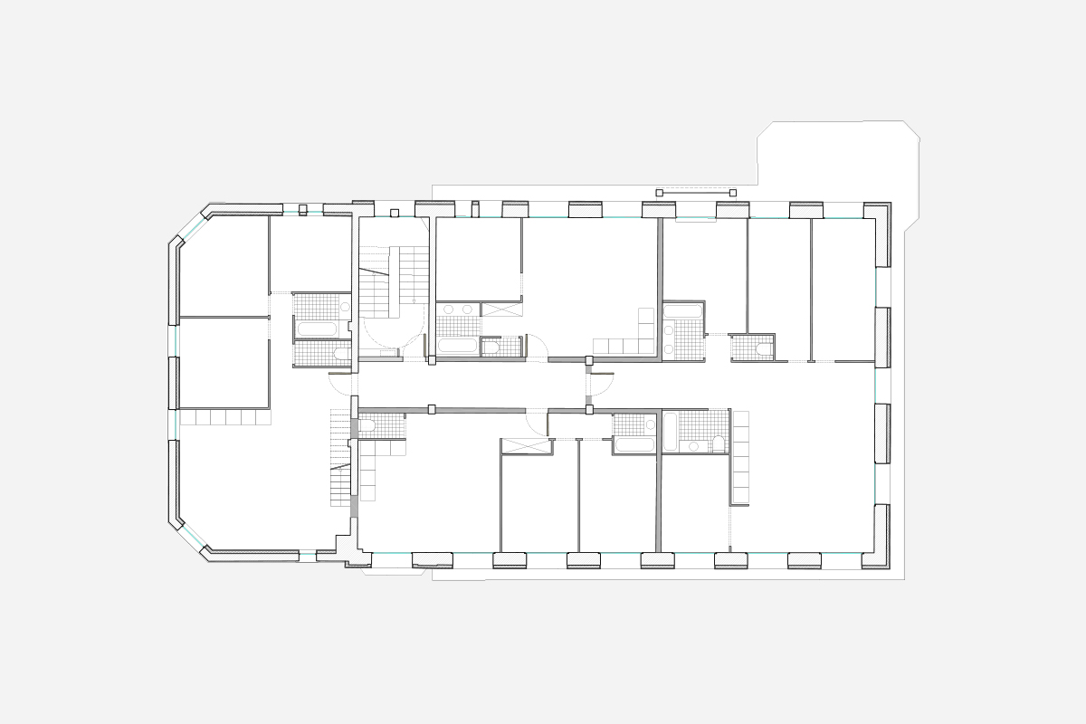 Panorama, bureau d’architecture : FGO : Transformation d’un ancien centre PTT en logements
